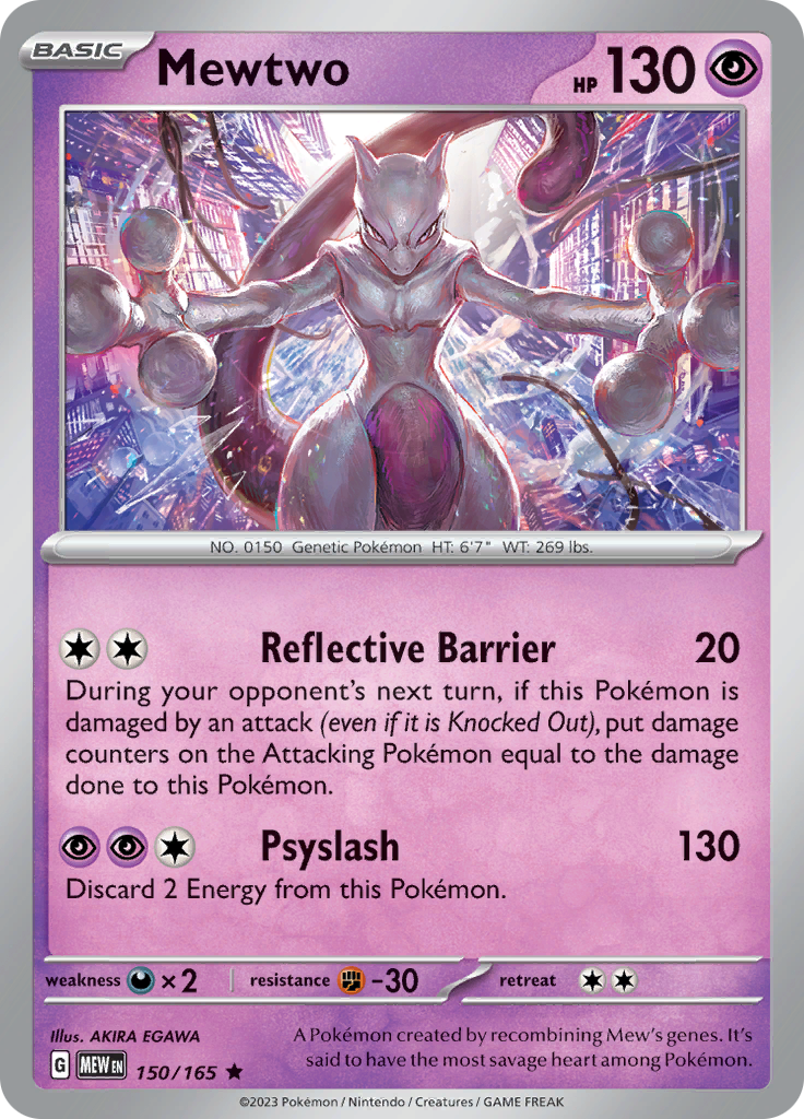 Mewtwo (150/165) [Scarlet & Violet 151] | Jomio and Rueliete's Cards and Comics