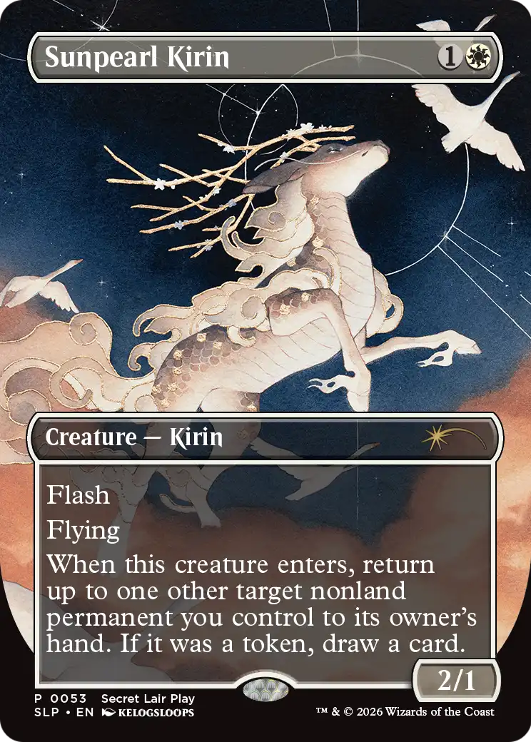 Sunpearl Kirin [Secret Lair Showdown] | Jomio and Rueliete's Cards and Comics