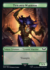 Tyranid (017) // Tyranid Warrior Double-Sided Token (Surge Foil) [Warhammer 40,000 Tokens] | Jomio and Rueliete's Cards and Comics