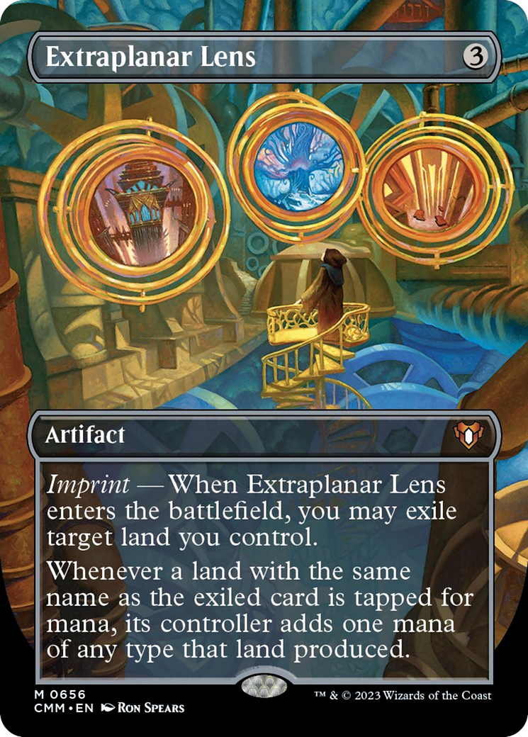 Extraplanar Lens (Borderless Alternate Art) [Commander Masters] | Jomio and Rueliete's Cards and Comics