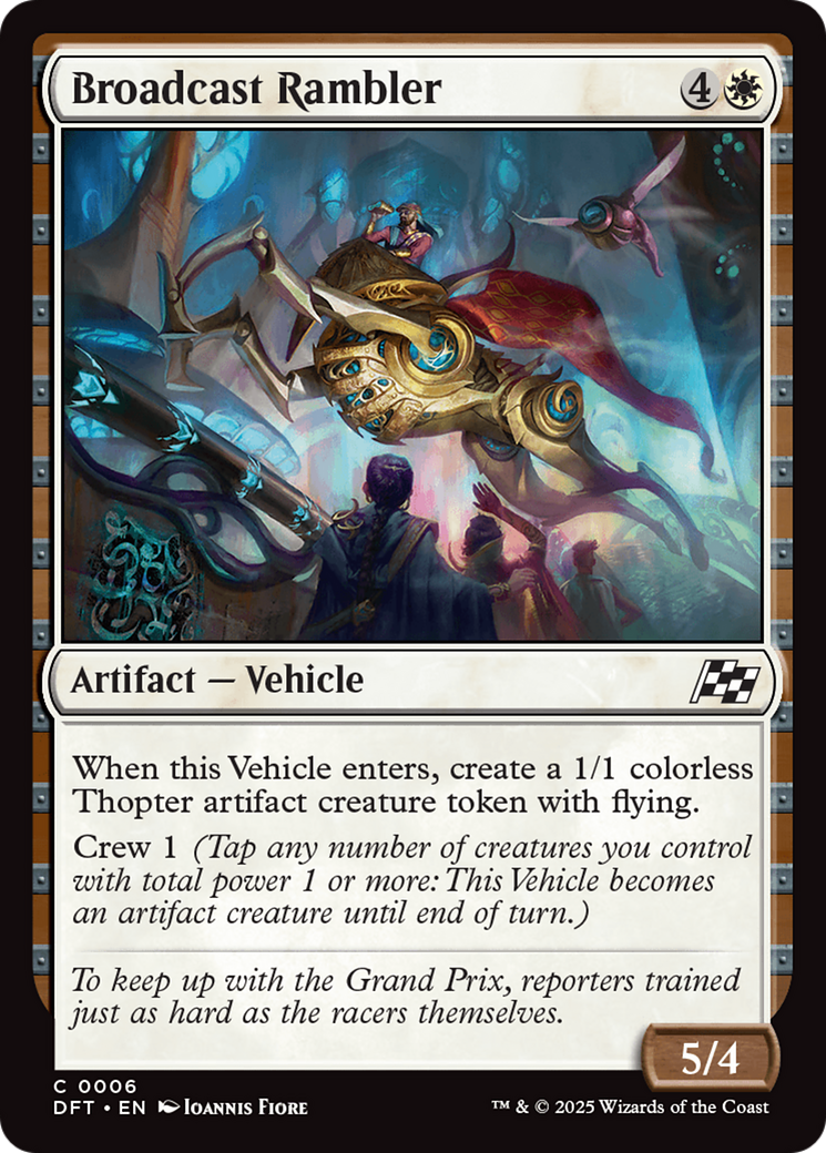 Broadcast Rambler [Aetherdrift] | Jomio and Rueliete's Cards and Comics