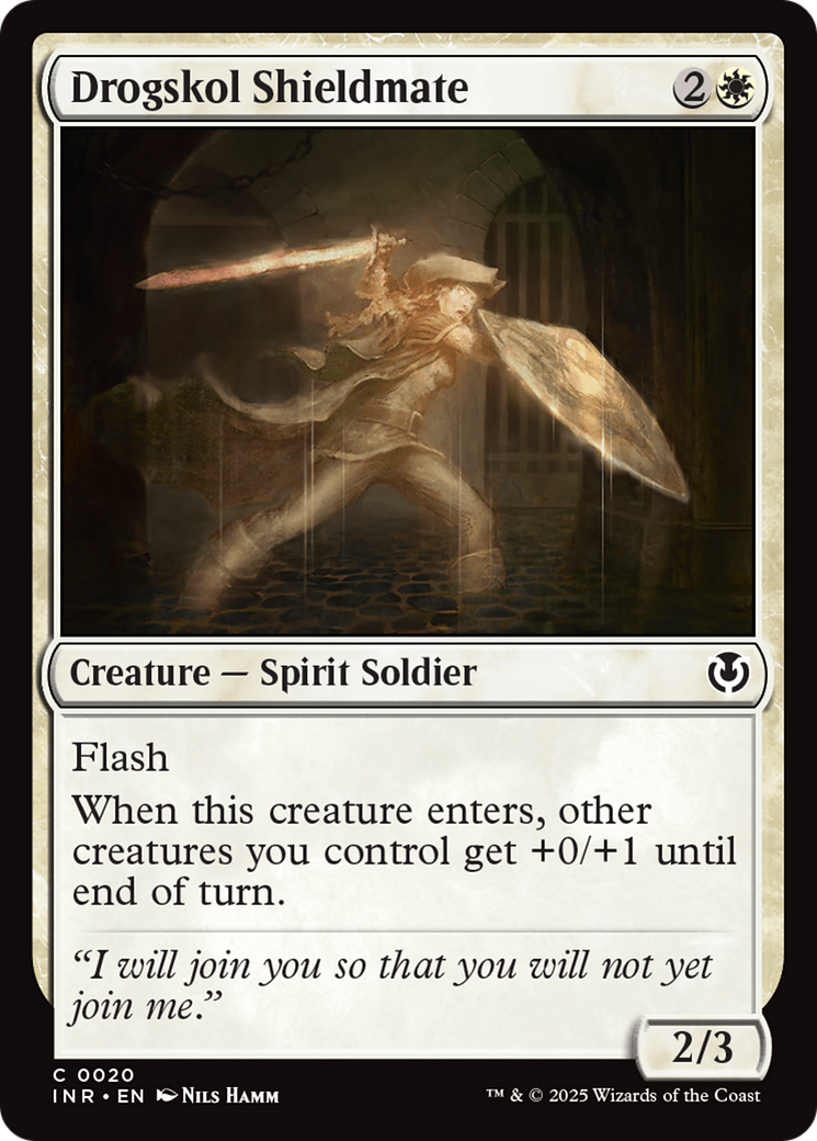 Drogskol Shieldmate [Innistrad Remastered] | Jomio and Rueliete's Cards and Comics