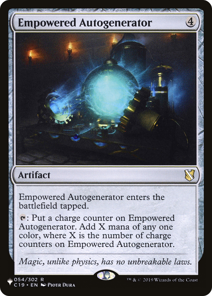 Empowered Autogenerator [The List] | Jomio and Rueliete's Cards and Comics