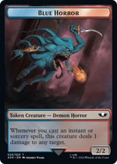 Spawn // Blue Horror Double-Sided (Surge Foil) [Warhammer 40,000 Tokens] | Jomio and Rueliete's Cards and Comics
