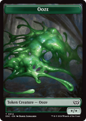 Insect (0011) // Ooze (0014) Double-Sided Token [Duskmourn: House of Horror Commander Tokens] | Jomio and Rueliete's Cards and Comics