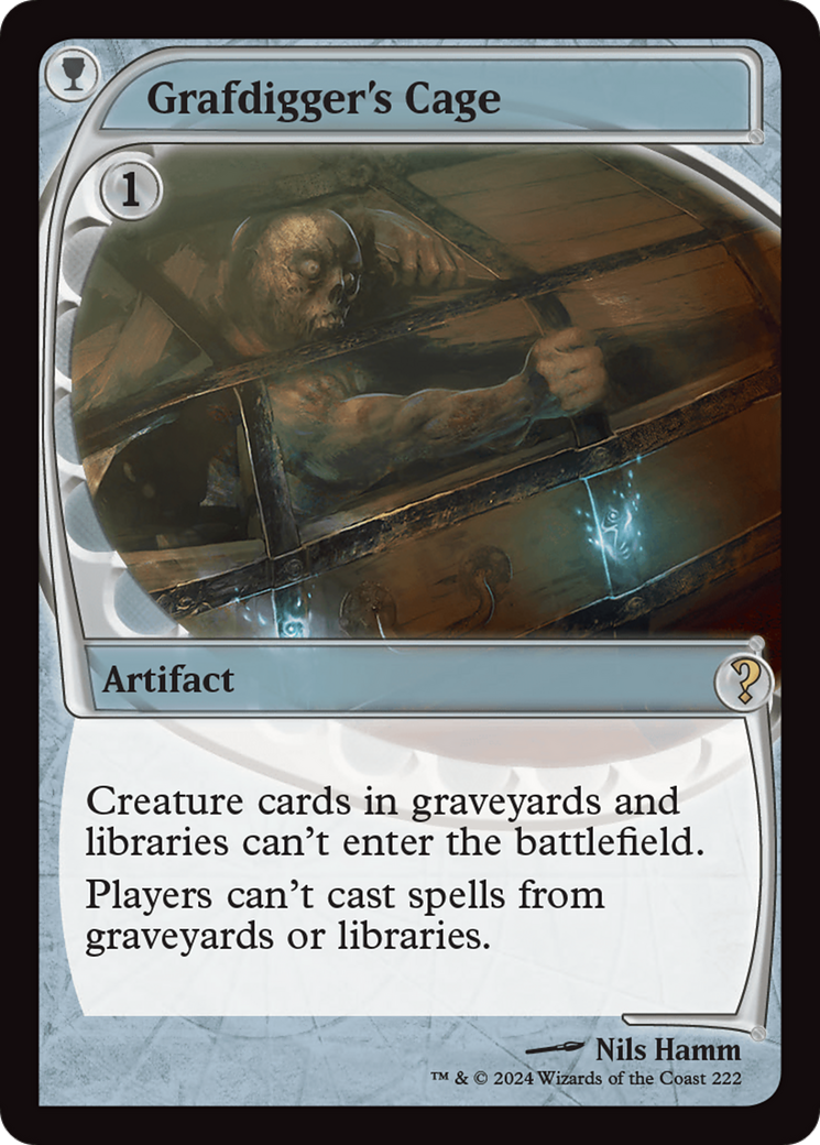 Grafdigger's Cage (Future Sight) [Mystery Booster 2] | Jomio and Rueliete's Cards and Comics