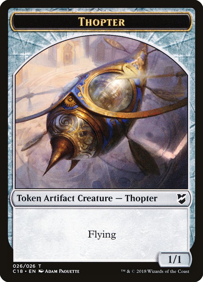 Thopter Token (026/026) [Commander 2018 Tokens] | Jomio and Rueliete's Cards and Comics