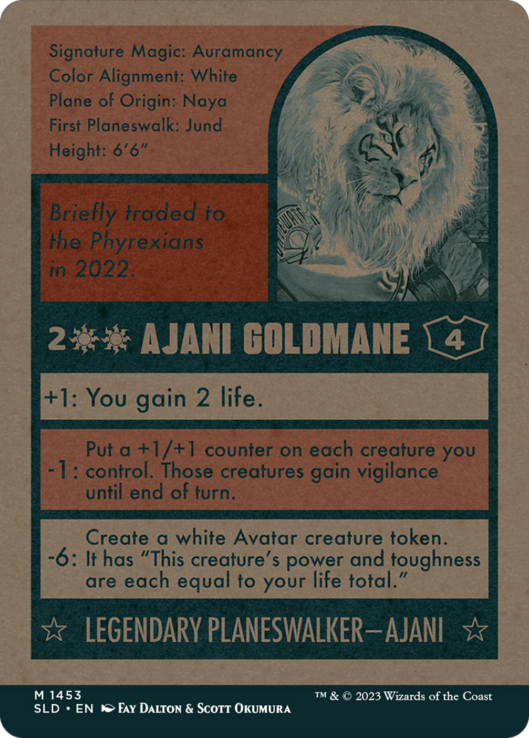 Ajani Goldmane [Secret Lair Drop Series] | Jomio and Rueliete's Cards and Comics
