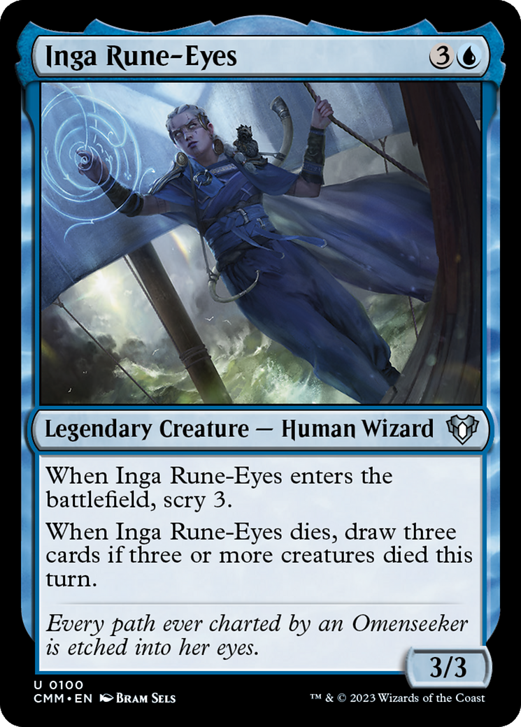 Inga Rune-Eyes [Commander Masters] | Jomio and Rueliete's Cards and Comics