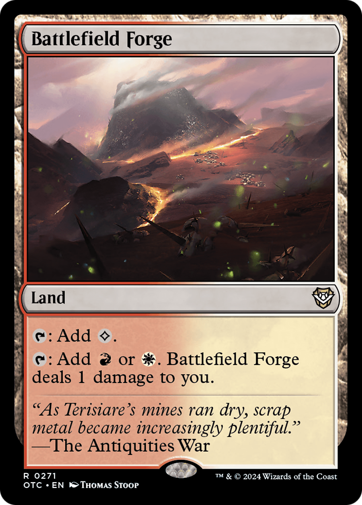 Battlefield Forge [Outlaws of Thunder Junction Commander] | Jomio and Rueliete's Cards and Comics