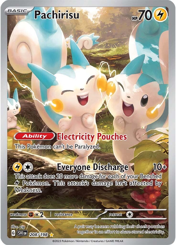 Pachirisu (208/198) [Scarlet & Violet: Base Set] | Jomio and Rueliete's Cards and Comics