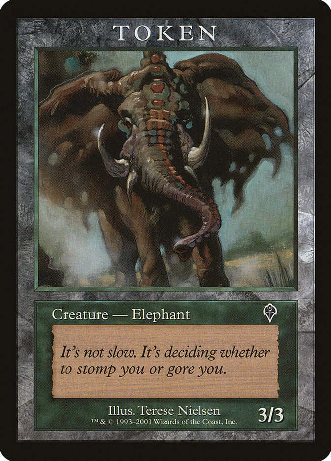 Elephant Token [Magic Player Rewards 2001] | Jomio and Rueliete's Cards and Comics