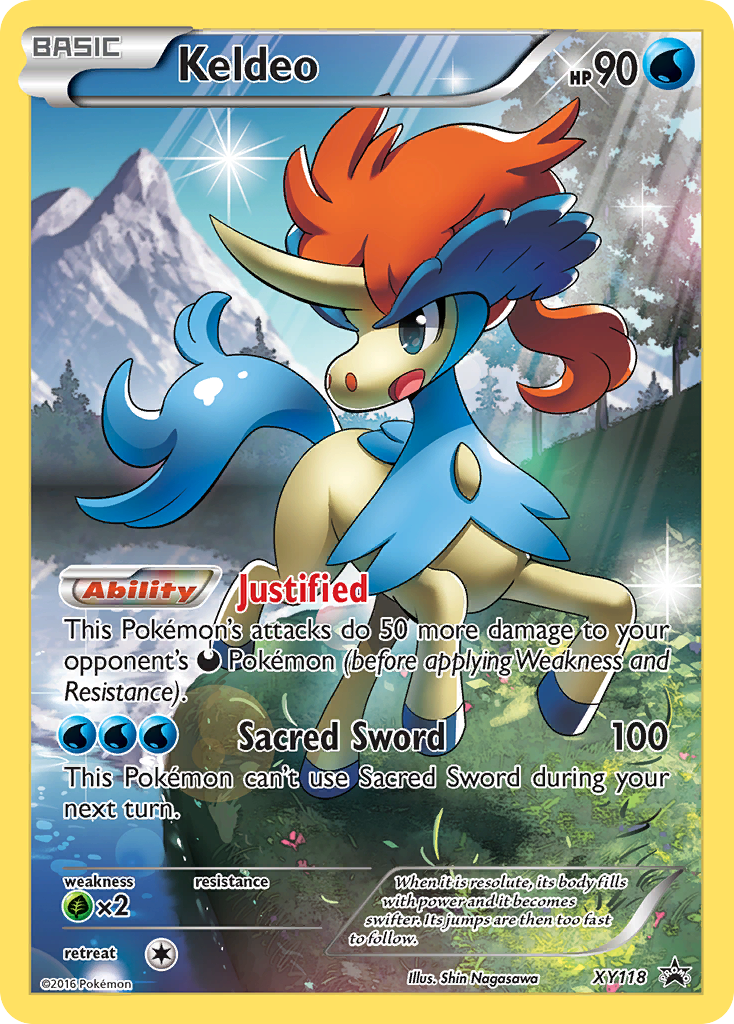 Keldeo (XY118) [XY: Black Star Promos] | Jomio and Rueliete's Cards and Comics