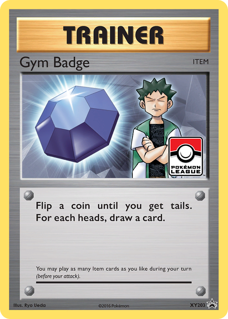 Gym Badge (XY203) [XY: Black Star Promos] | Jomio and Rueliete's Cards and Comics