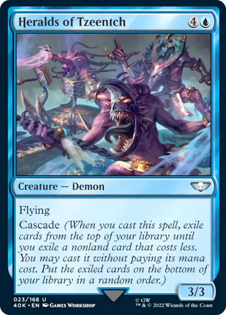 Heralds of Tzeentch (Surge Foil) [Warhammer 40,000] | Jomio and Rueliete's Cards and Comics
