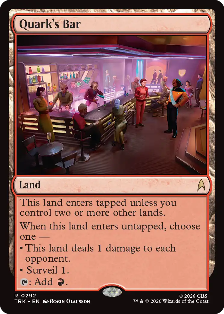 Quark's Bar [Star Trek] | Jomio and Rueliete's Cards and Comics