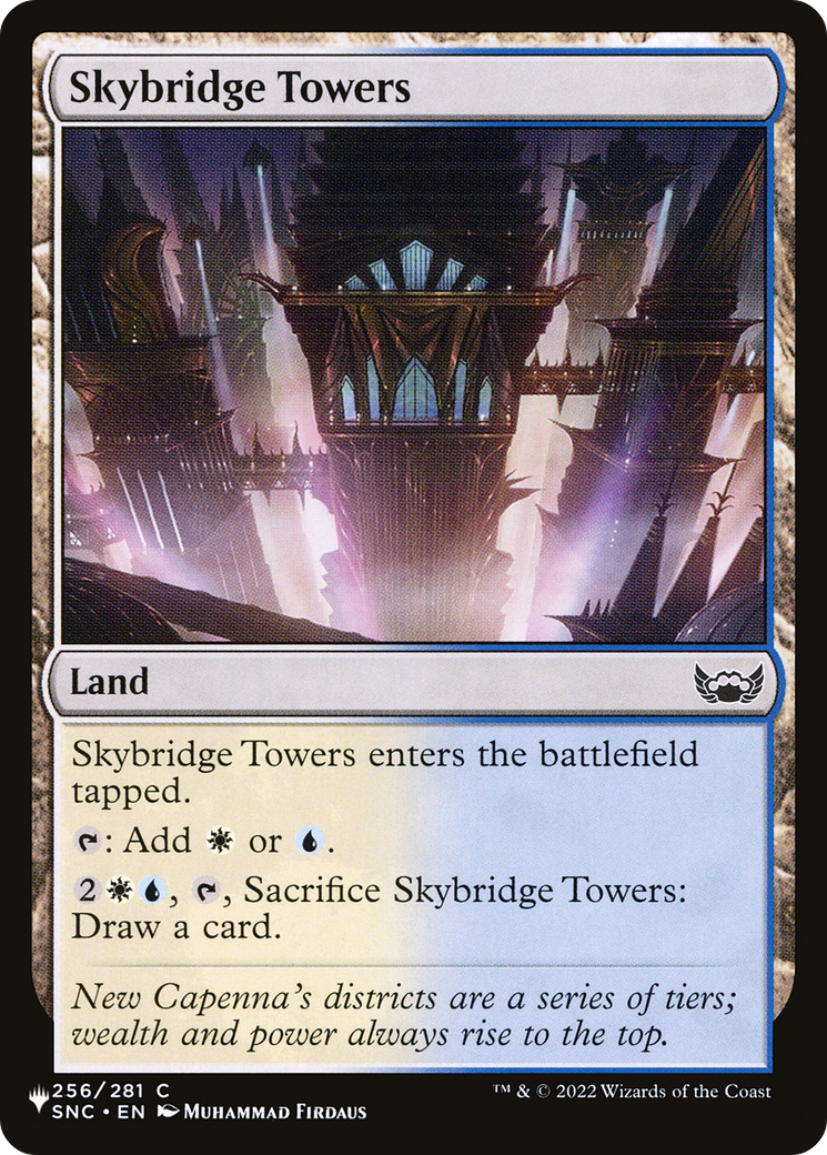 Skybridge Towers [The List] | Jomio and Rueliete's Cards and Comics