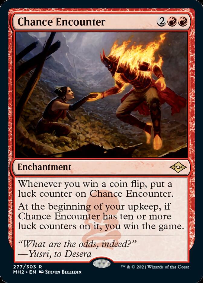 Chance Encounter (Foil Etched) [Modern Horizons 2] | Jomio and Rueliete's Cards and Comics