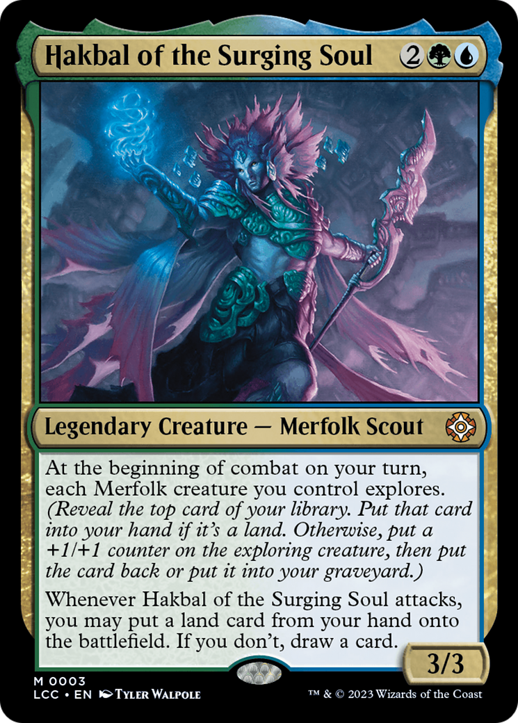 Hakbal of the Surging Soul [The Lost Caverns of Ixalan Commander] | Jomio and Rueliete's Cards and Comics