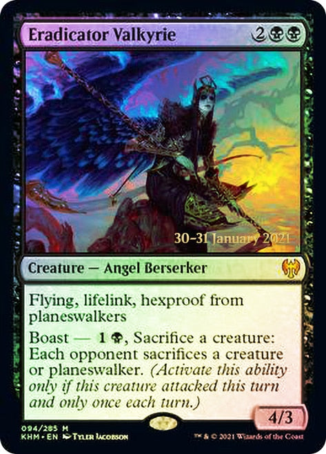 Eradicator Valkyrie [Kaldheim Prerelease Promos] | Jomio and Rueliete's Cards and Comics