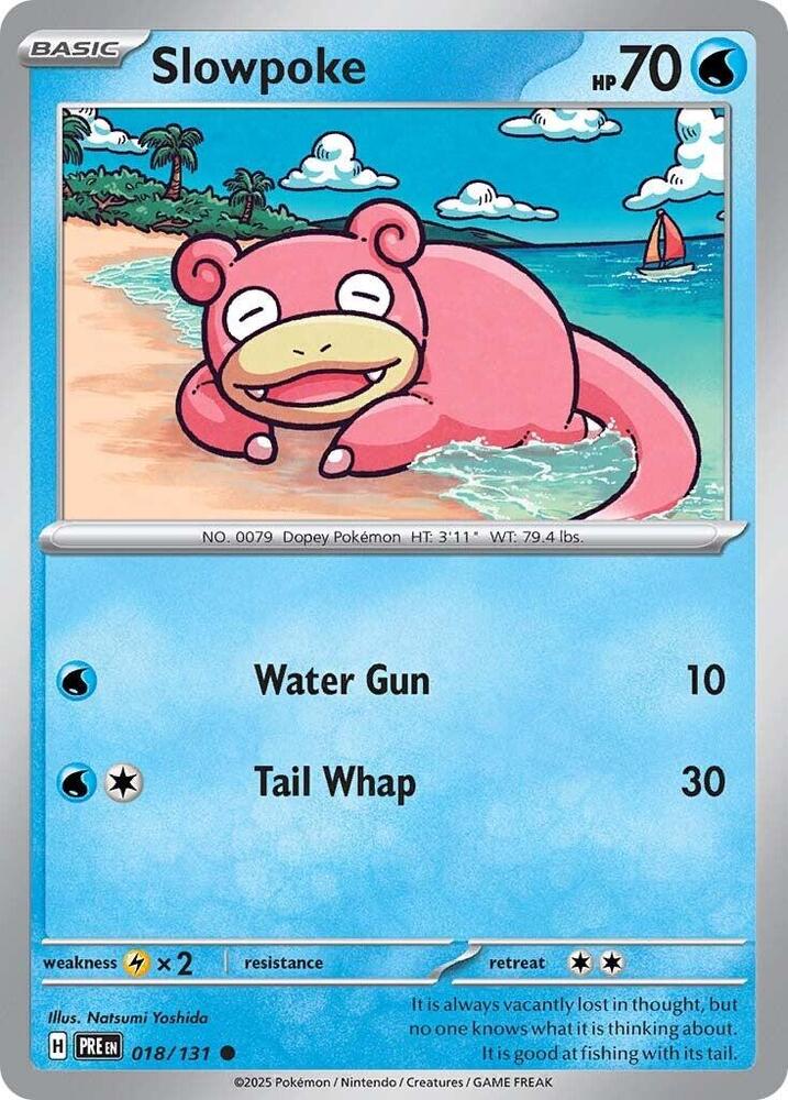Slowpoke (018/131) [Scarlet & Violet: Prismatic Evolutions] | Jomio and Rueliete's Cards and Comics