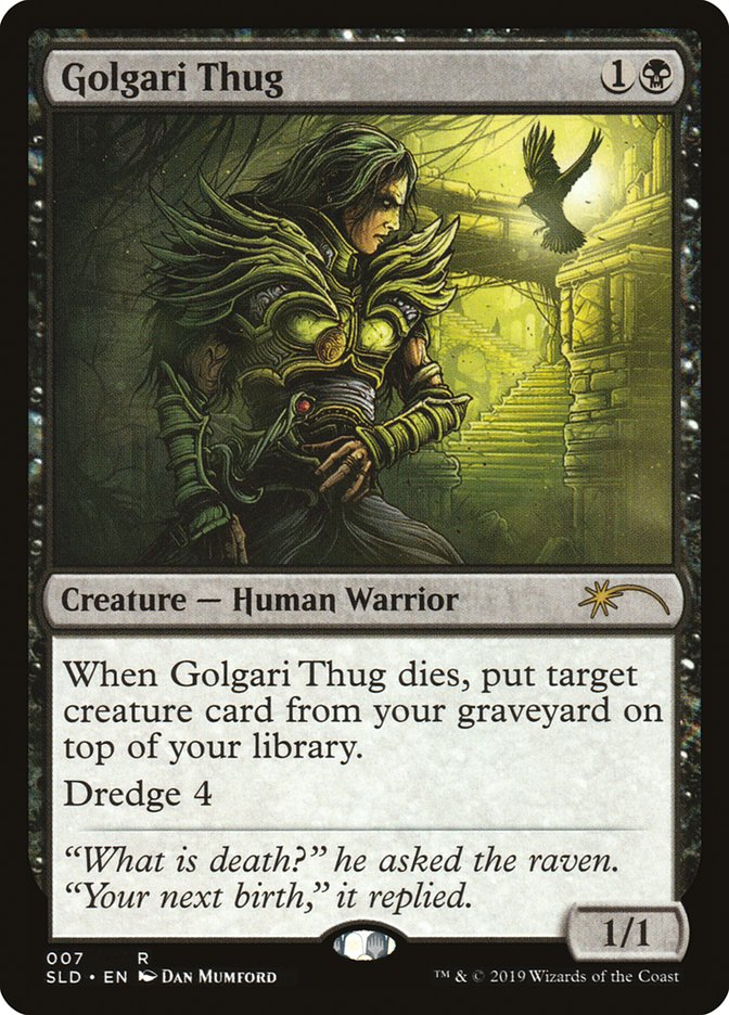 Golgari Thug [Secret Lair Drop Series] | Jomio and Rueliete's Cards and Comics