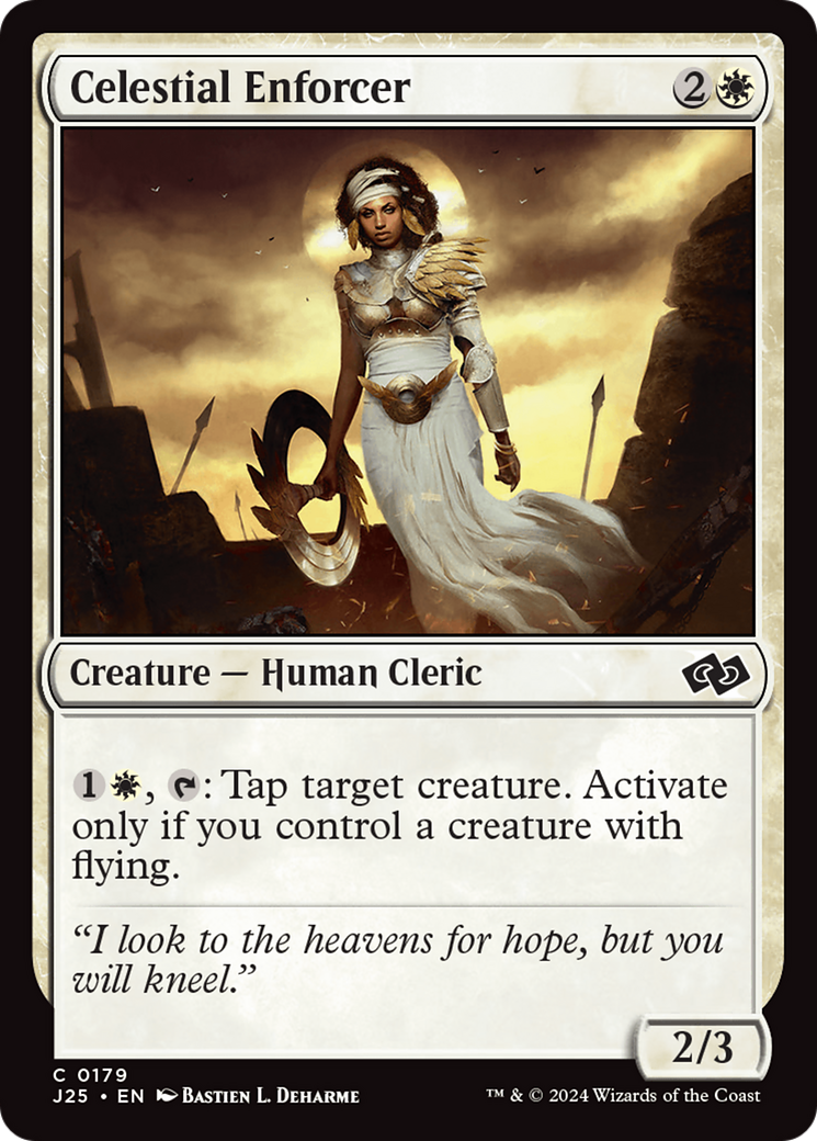 Celestial Enforcer [Foundations Jumpstart] | Jomio and Rueliete's Cards and Comics