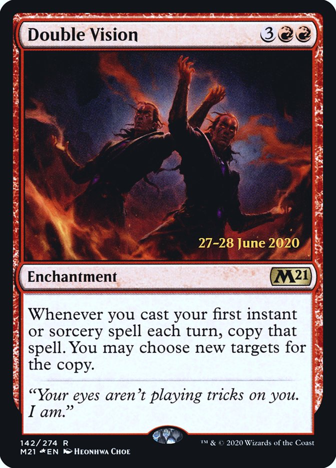 Double Vision [Core Set 2021 Prerelease Promos] | Jomio and Rueliete's Cards and Comics