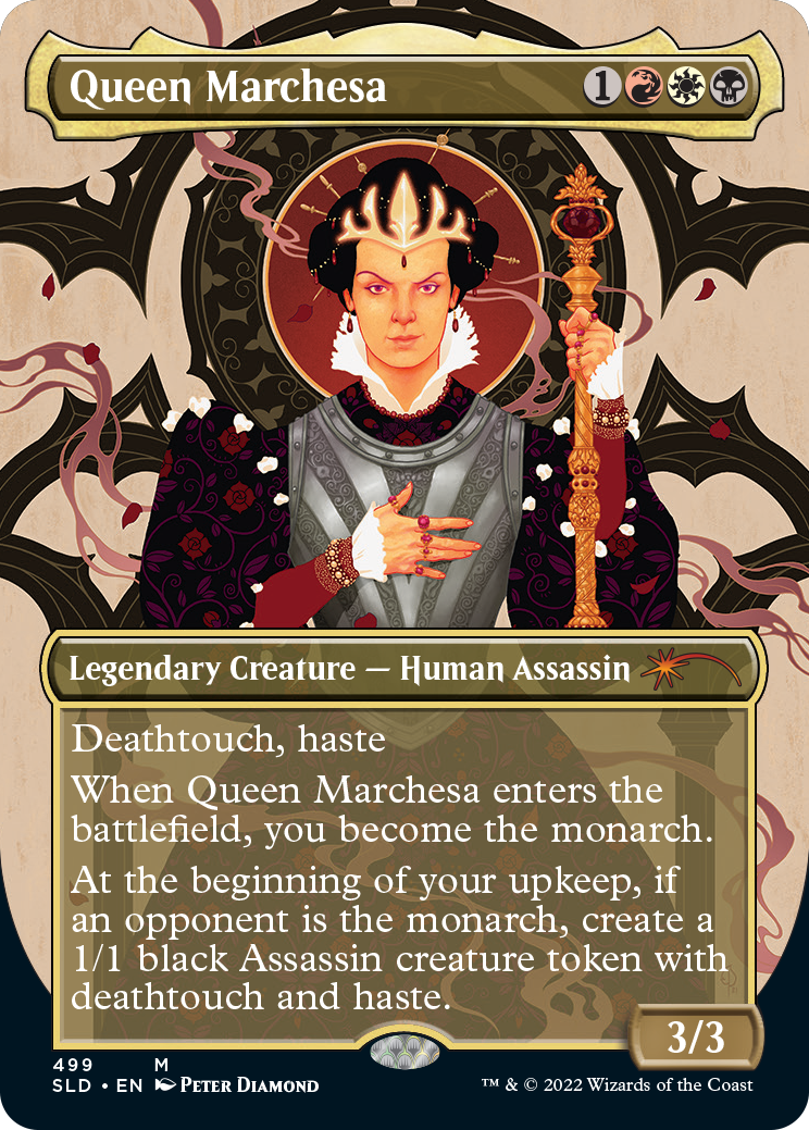 Queen Marchesa (Borderless) [Secret Lair Drop Series] | Jomio and Rueliete's Cards and Comics