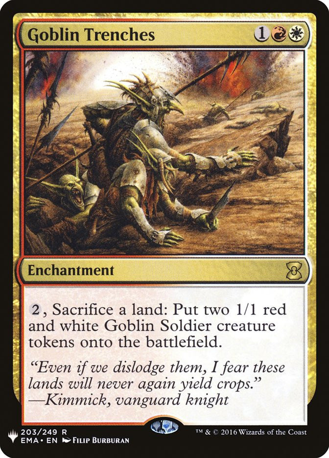 Goblin Trenches [The List] | Jomio and Rueliete's Cards and Comics