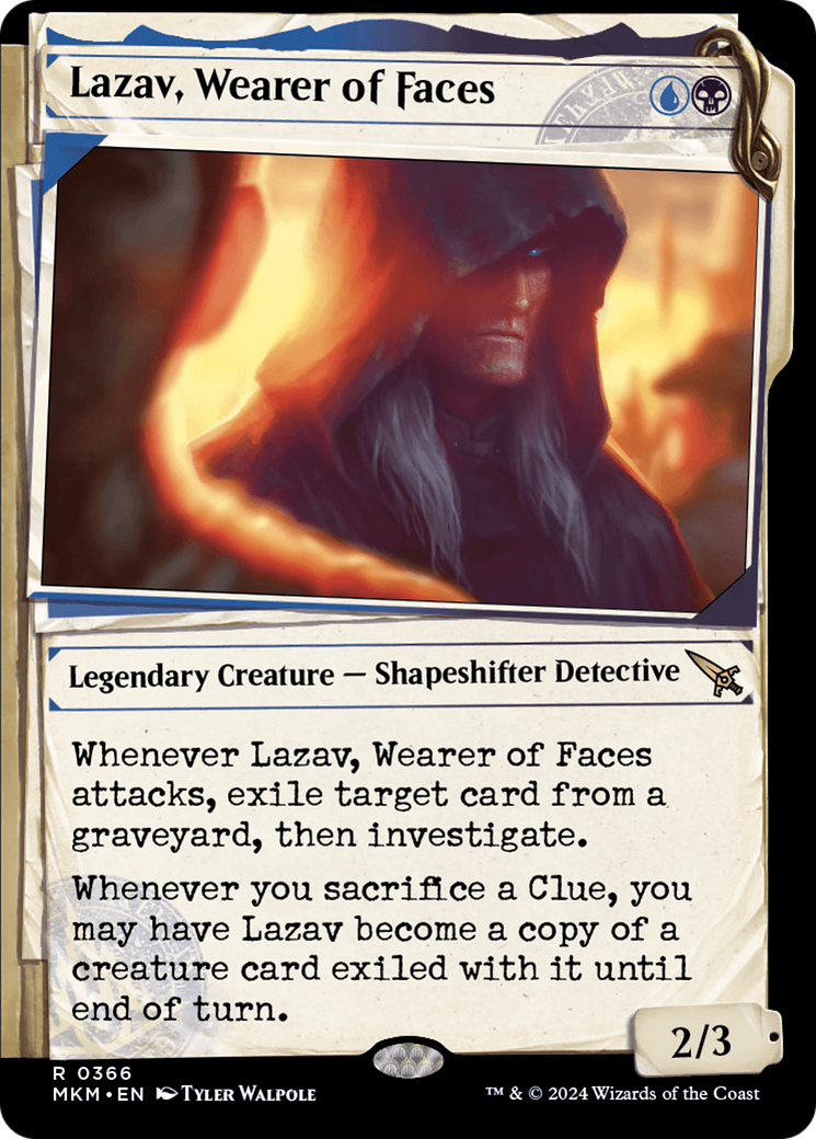 Lazav, Wearer of Faces (Showcase) (0366) [Murders at Karlov Manor] | Jomio and Rueliete's Cards and Comics