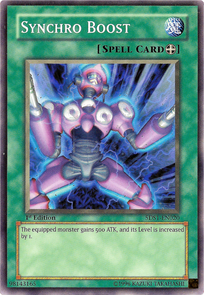 Synchro Boost [5DS1-EN020] Common | Jomio and Rueliete's Cards and Comics