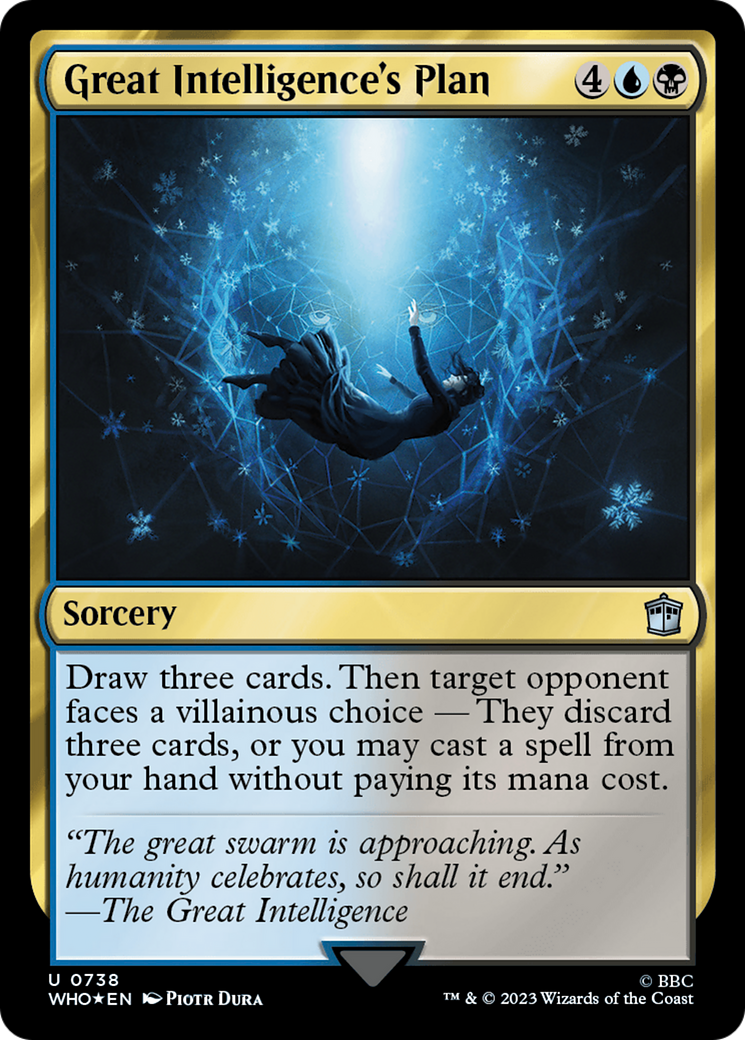 Great Intelligence's Plan (Surge Foil) [Doctor Who] | Jomio and Rueliete's Cards and Comics