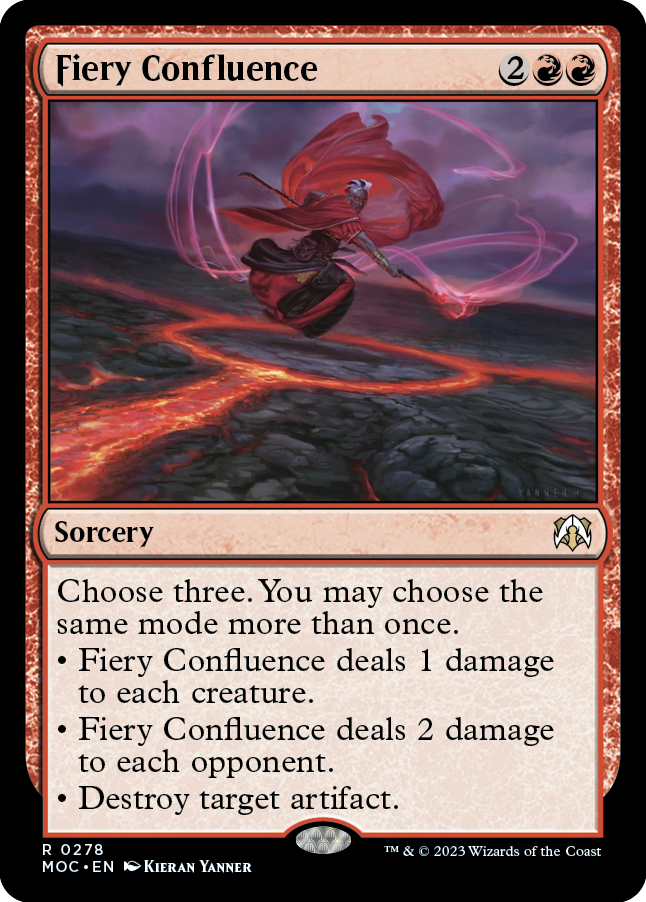 Fiery Confluence [March of the Machine Commander] | Jomio and Rueliete's Cards and Comics