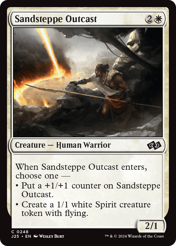 Sandsteppe Outcast [Foundations Jumpstart] | Jomio and Rueliete's Cards and Comics