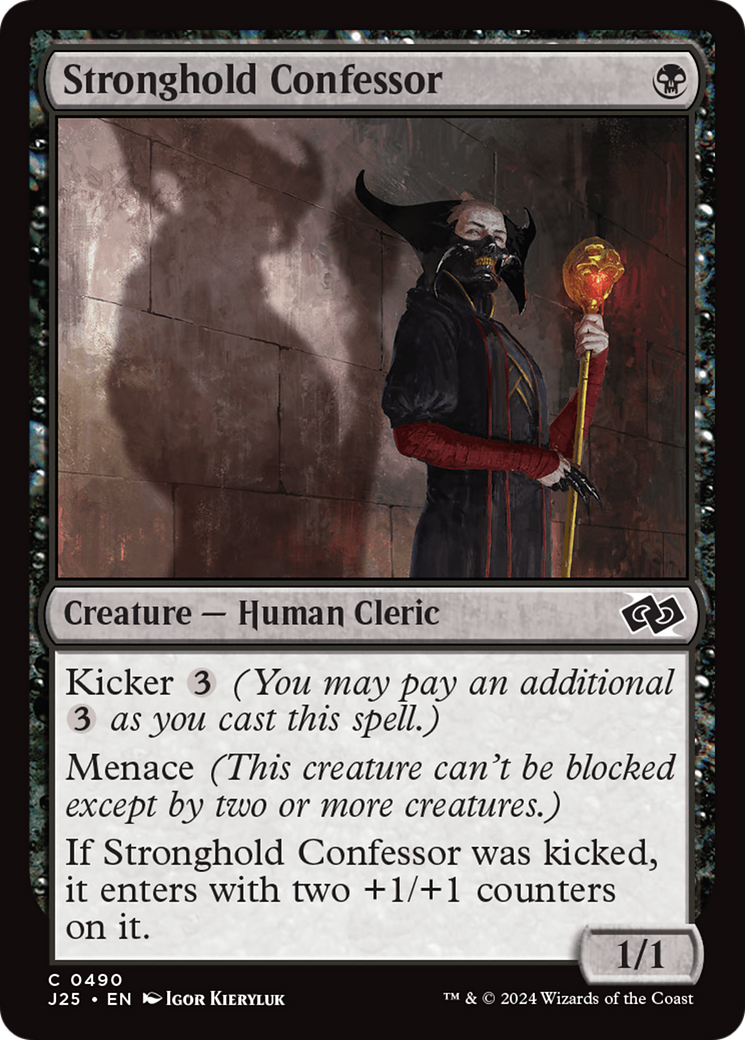 Stronghold Confessor [Foundations Jumpstart] | Jomio and Rueliete's Cards and Comics