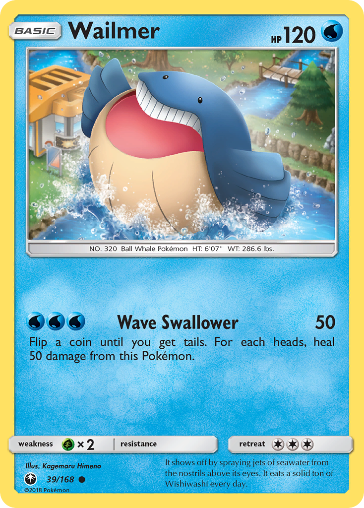 Wailmer (39/168) [Sun & Moon: Celestial Storm] | Jomio and Rueliete's Cards and Comics