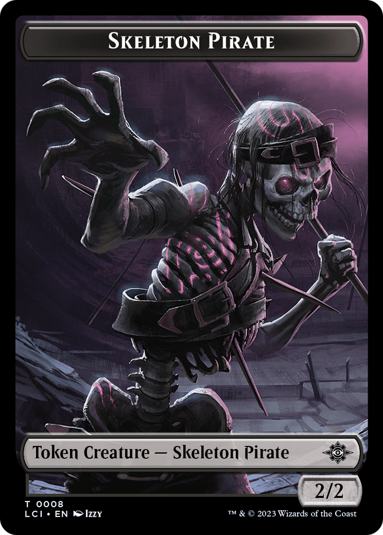 Vampire // Skeleton Pirate Double-Sided Token [The Lost Caverns of Ixalan Tokens] | Jomio and Rueliete's Cards and Comics