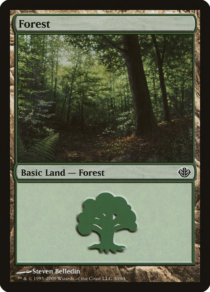 Forest (30) [Duel Decks: Garruk vs. Liliana] | Jomio and Rueliete's Cards and Comics