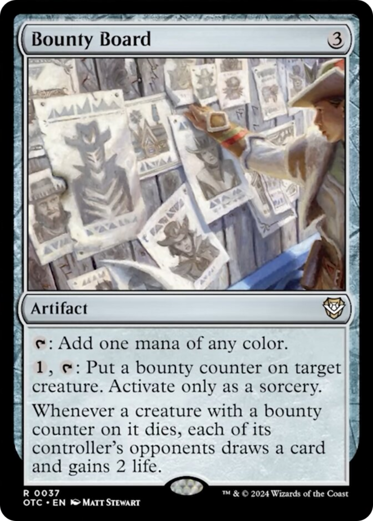Bounty Board [Outlaws of Thunder Junction Commander] | Jomio and Rueliete's Cards and Comics