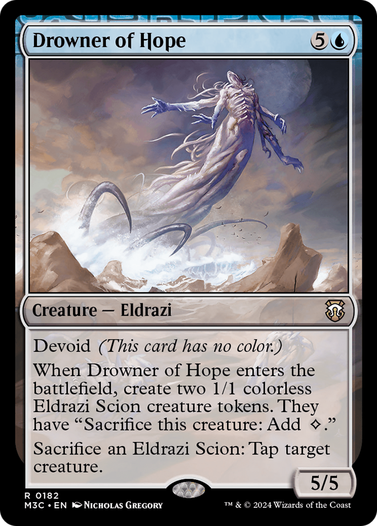 Drowner of Hope (Ripple Foil) [Modern Horizons 3 Commander] | Jomio and Rueliete's Cards and Comics
