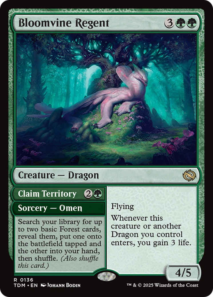 Bloomvine Regent [Tarkir: Dragonstorm] | Jomio and Rueliete's Cards and Comics