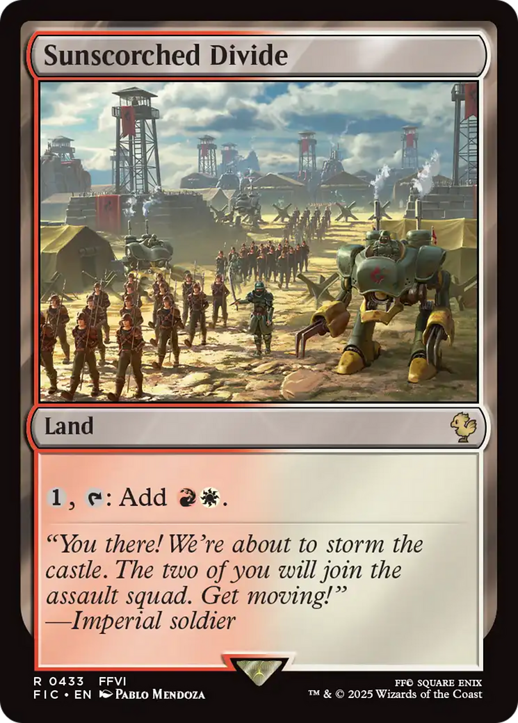 Sunscorched Divide [FINAL FANTASY Commander] | Jomio and Rueliete's Cards and Comics