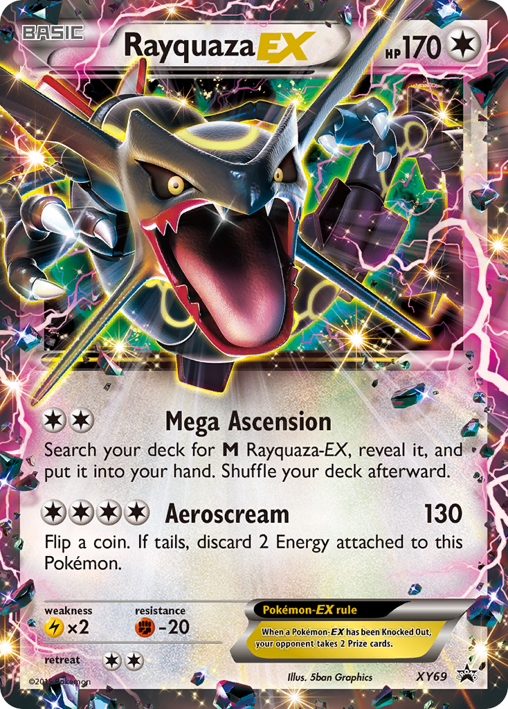 Rayquaza EX (XY69) (Shiny) [XY: Black Star Promos] | Jomio and Rueliete's Cards and Comics