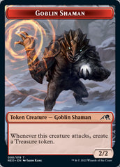 Samurai // Goblin Shaman Double-Sided Token [Kamigawa: Neon Dynasty Tokens] | Jomio and Rueliete's Cards and Comics