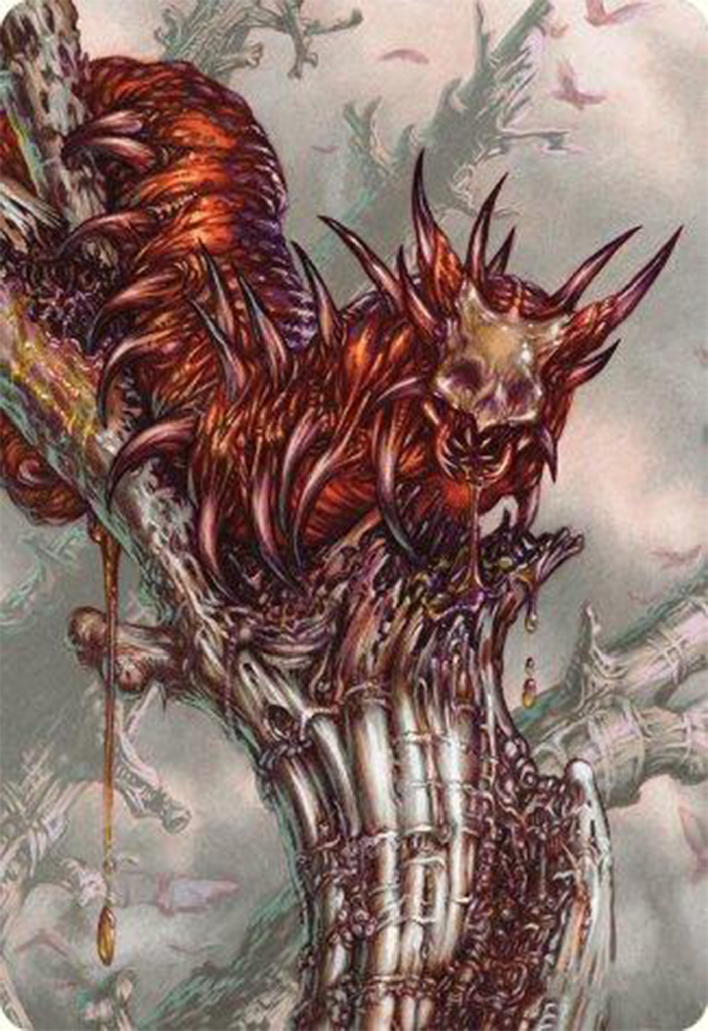 Grist, Voracious Larva Art Card [Modern Horizons 3 Art Series] | Jomio and Rueliete's Cards and Comics