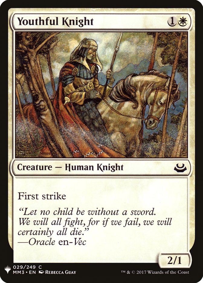 Youthful Knight [Mystery Booster] | Jomio and Rueliete's Cards and Comics