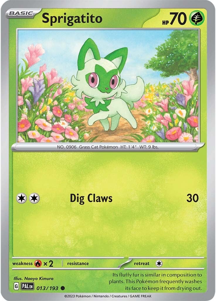 Sprigatito (013/193) [Scarlet & Violet: Paldea Evolved] | Jomio and Rueliete's Cards and Comics