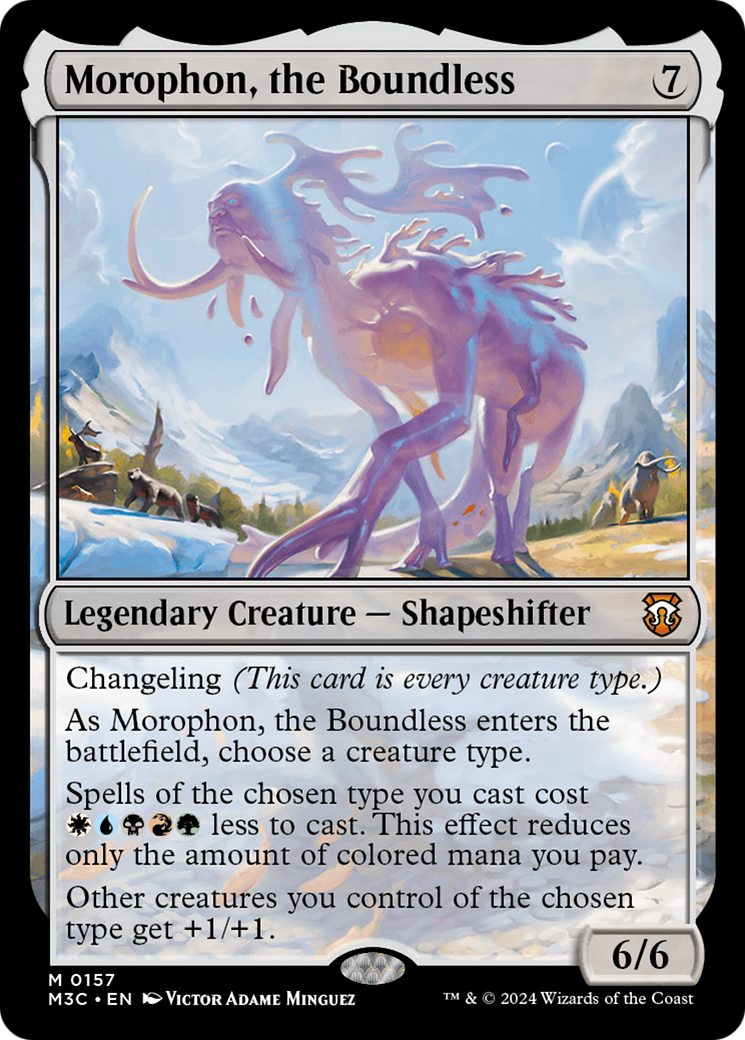 Morophon, the Boundless (Ripple Foil) [Modern Horizons 3 Commander] | Jomio and Rueliete's Cards and Comics
