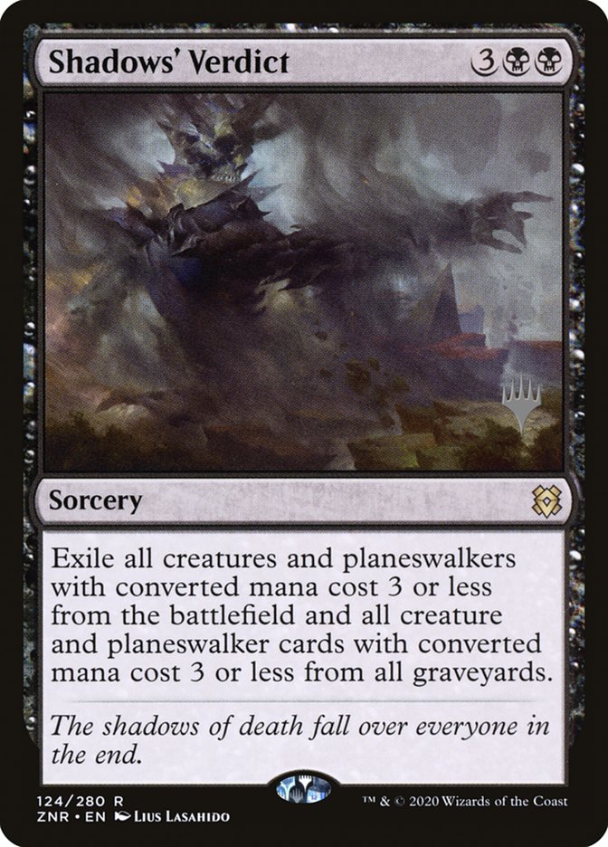 Shadows' Verdict (Promo Pack) [Zendikar Rising Promos] | Jomio and Rueliete's Cards and Comics